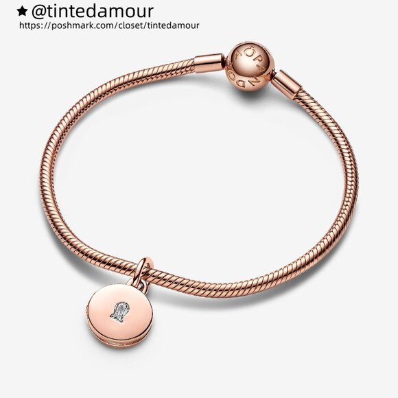 Pandora Openable & Engravable Love Locket Dangle Charm - Picture 4 of 8